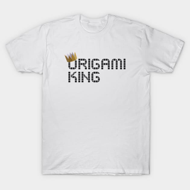 Origami King T-Shirt by TomiTee